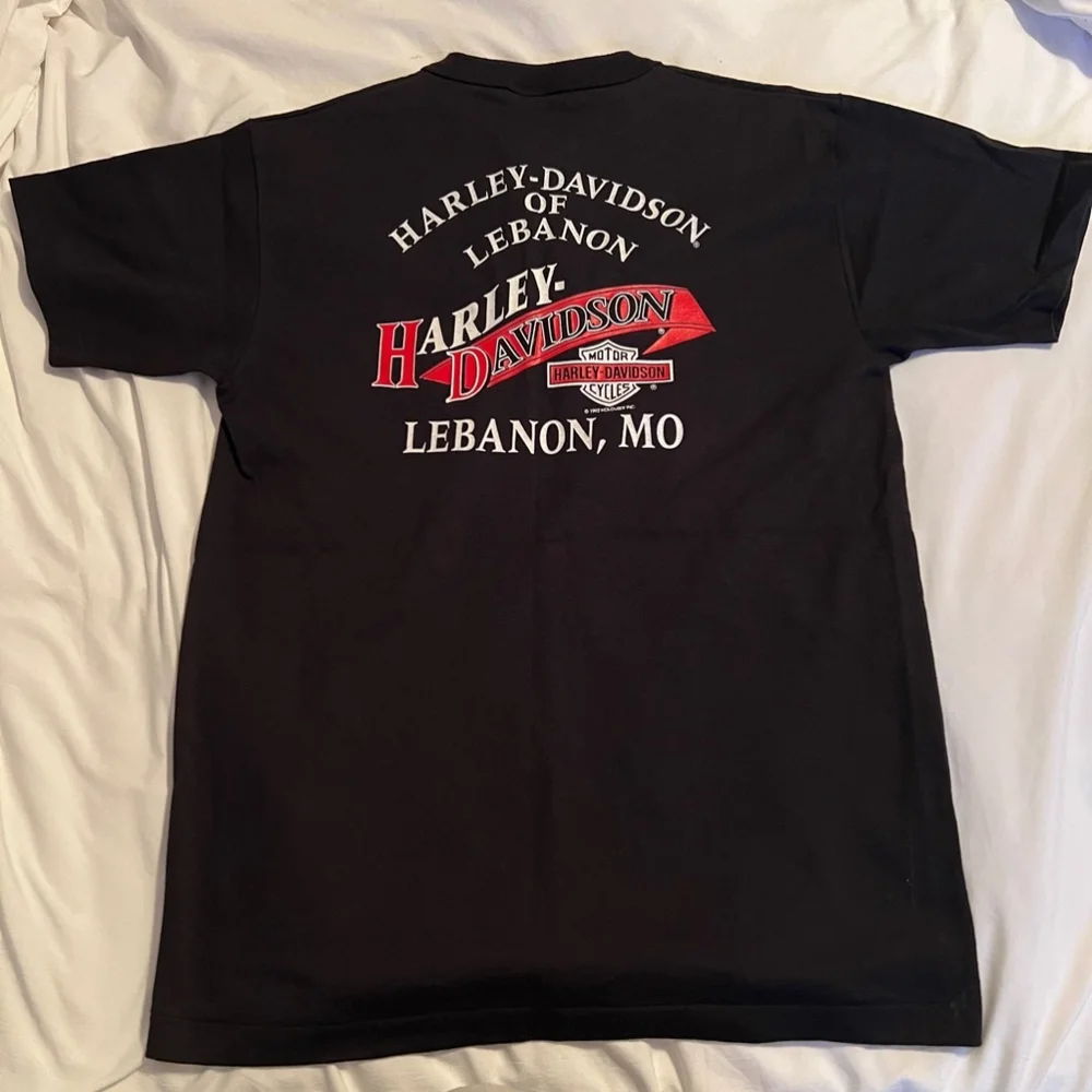 Men's Harley Davidson T-Shirt Black M - Picture 4 of 5